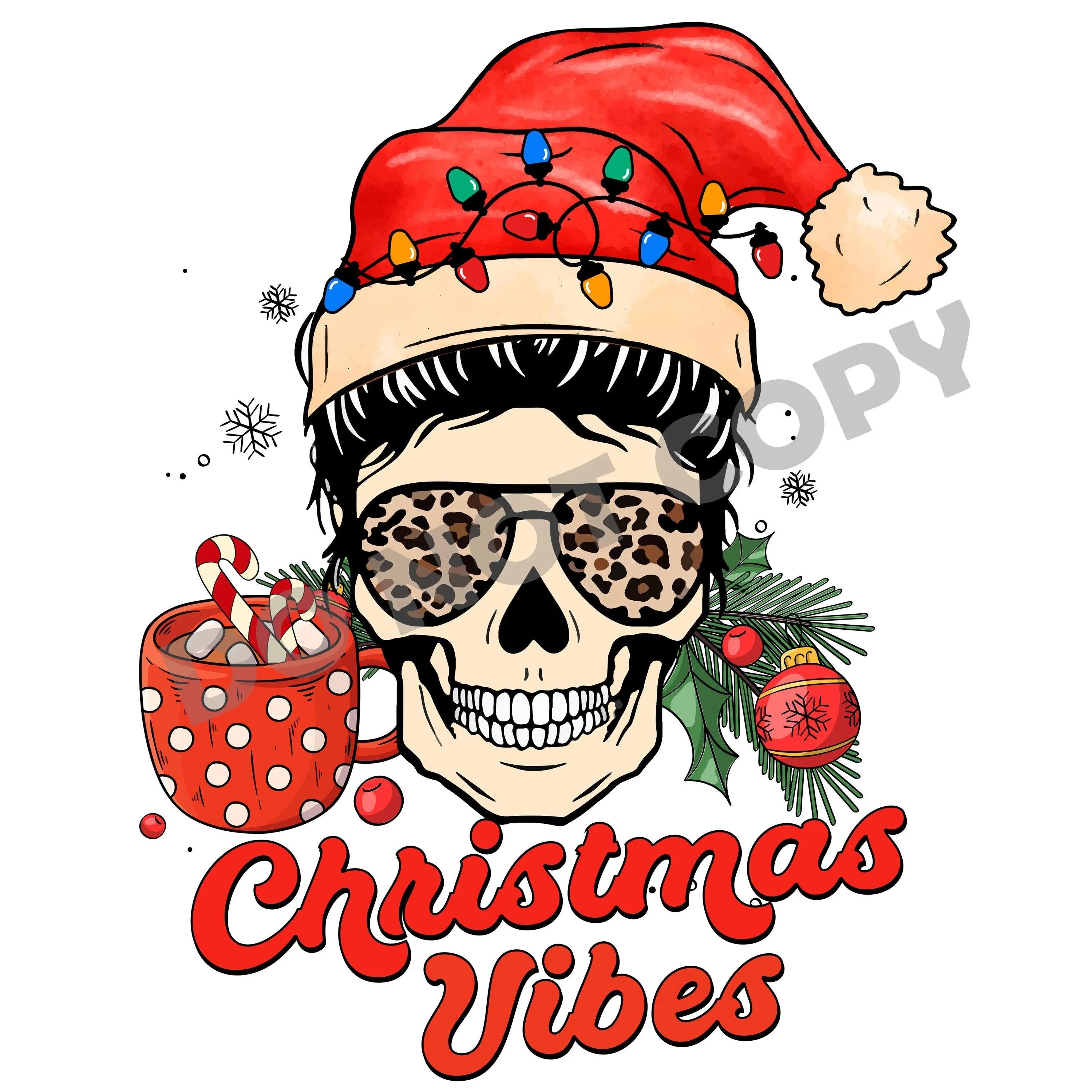 Christmas Vibes -DTF Transfer - DTF PROMO