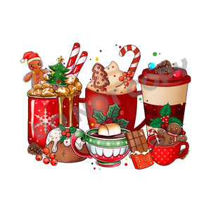 Christmas Coffee -DTF Transfer - DTF PROMO