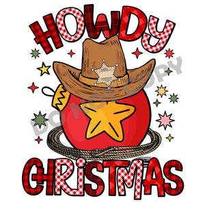 Christmas Howdy -DTF Transfer - DTF PROMO