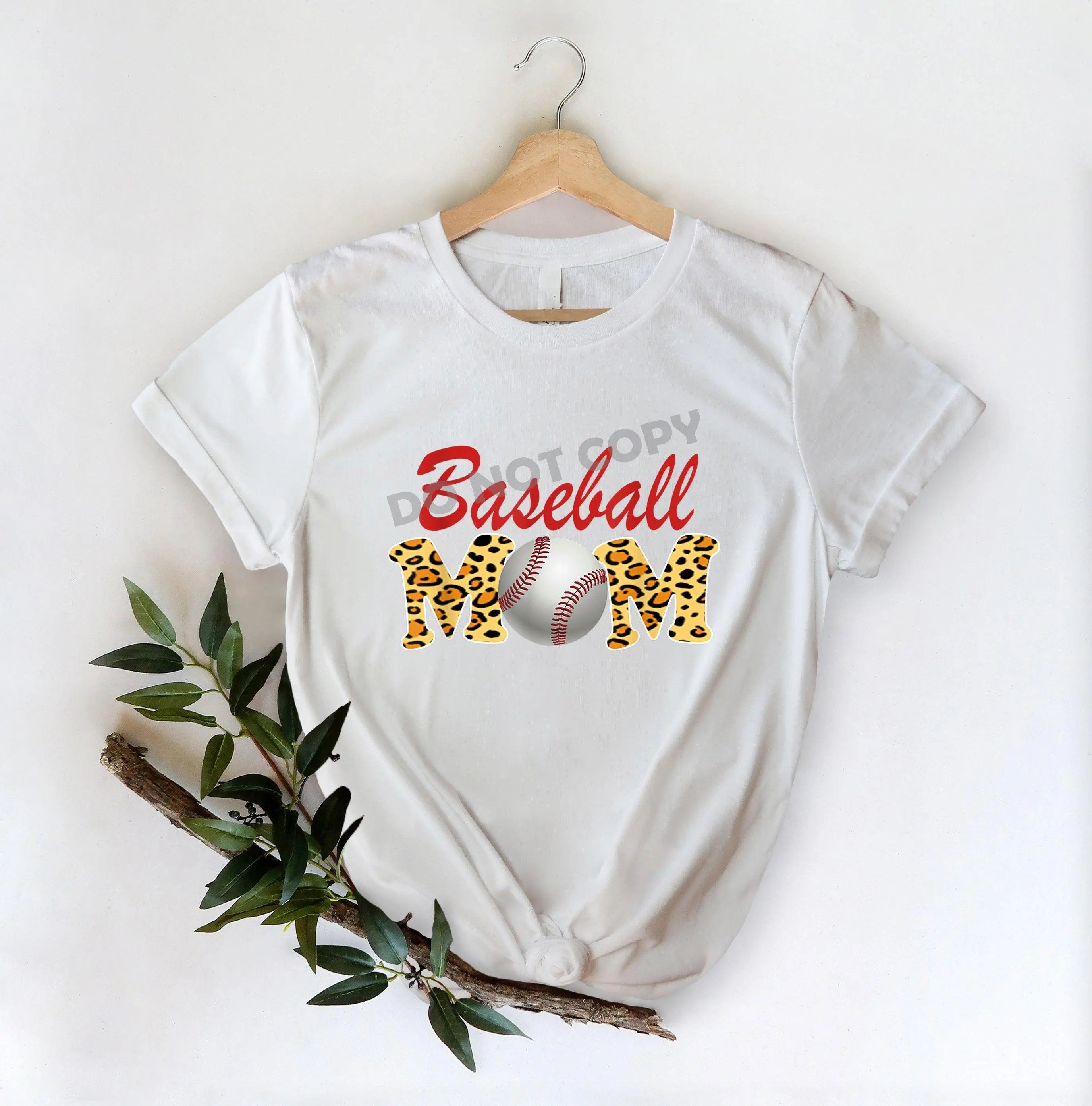 Baseball Mom Leopard -DTF Transfer - DTF PROMO