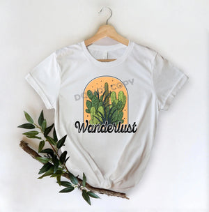 Wanderlust Cactus - DTF Transfer - DTF PROMO