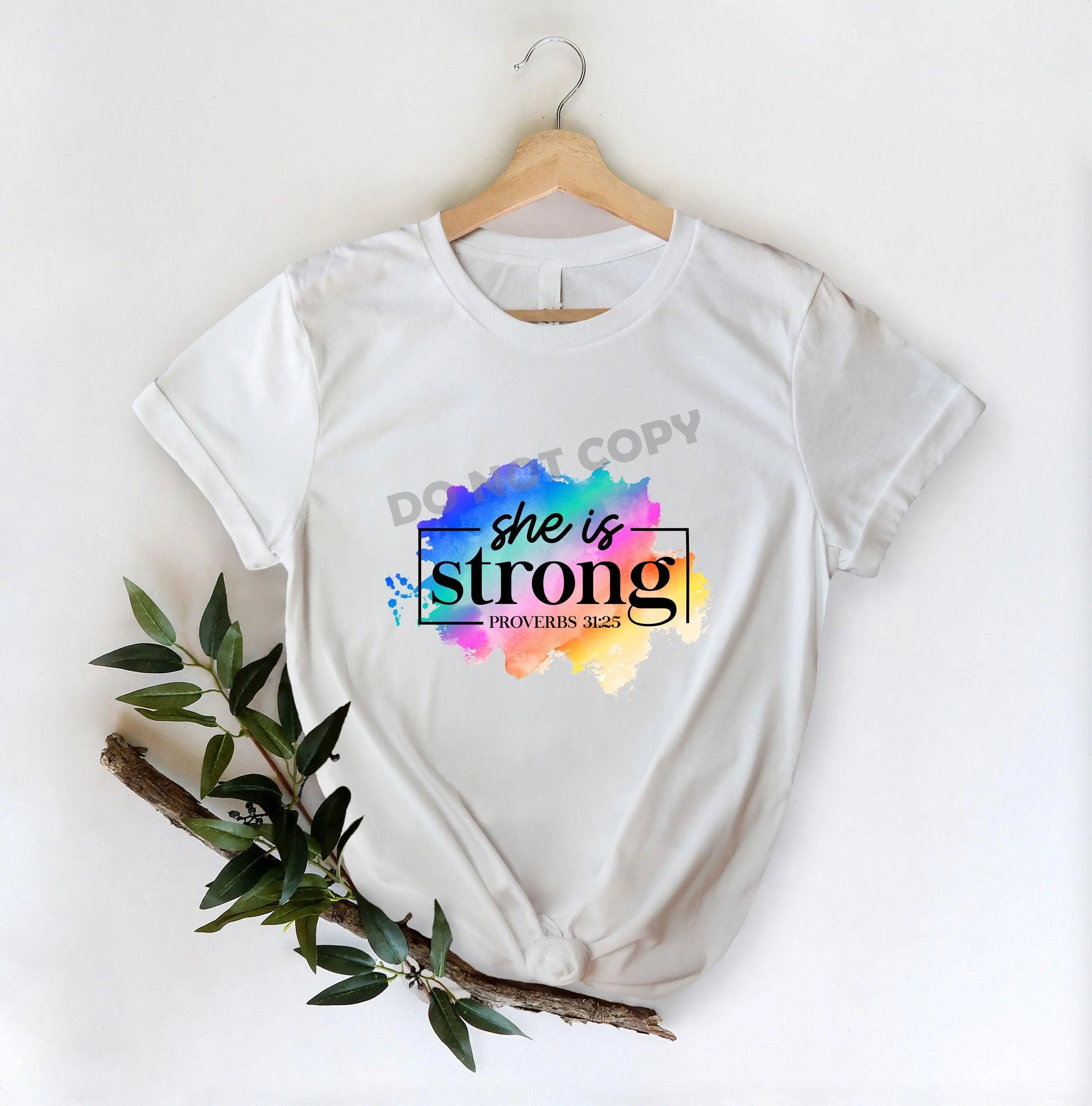 He Is Strong Proverbs -DTF Transfer - DTF PROMO
