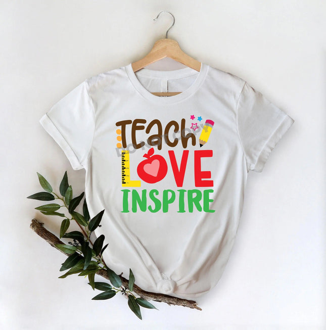 Teacher Love Inspire -DTF Transfer - DTF PROMO