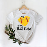 My Heart Is On That Field Softball - DFT Transfer - DTF PROMO
