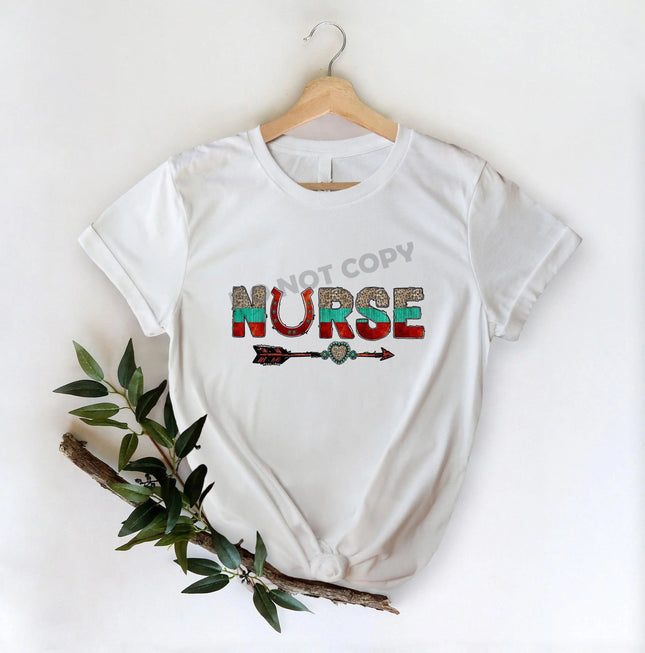 Nurse Leopard Font - DTF Transfer - DTF PROMO