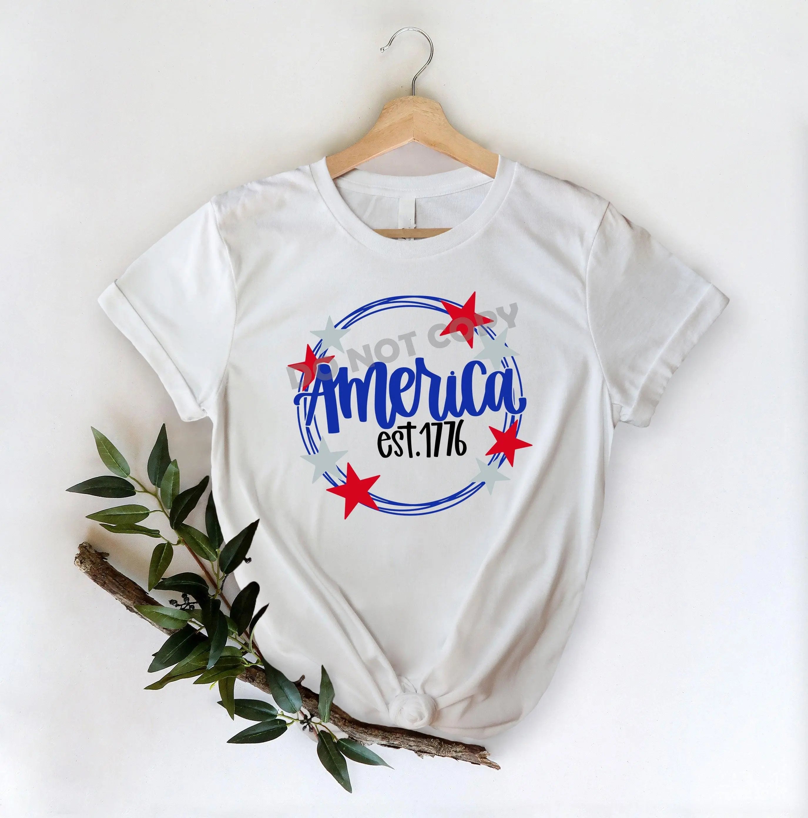 America Est. 1776 -DTF Transfer - DTF PROMO