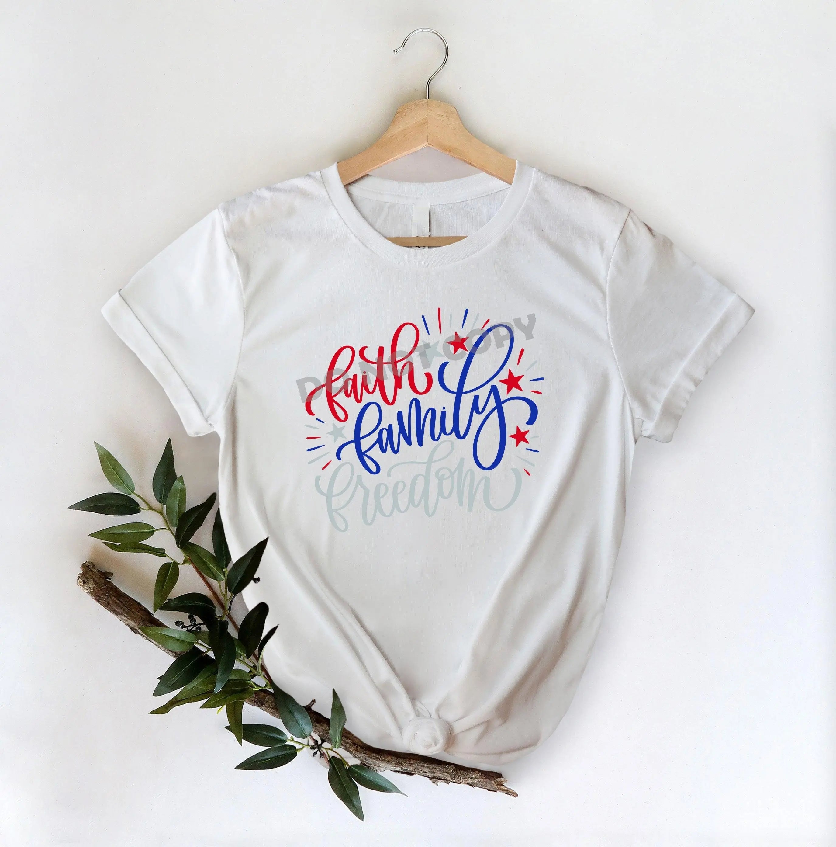 Faith Family Freedom -DTF Transfer - DTF PROMO