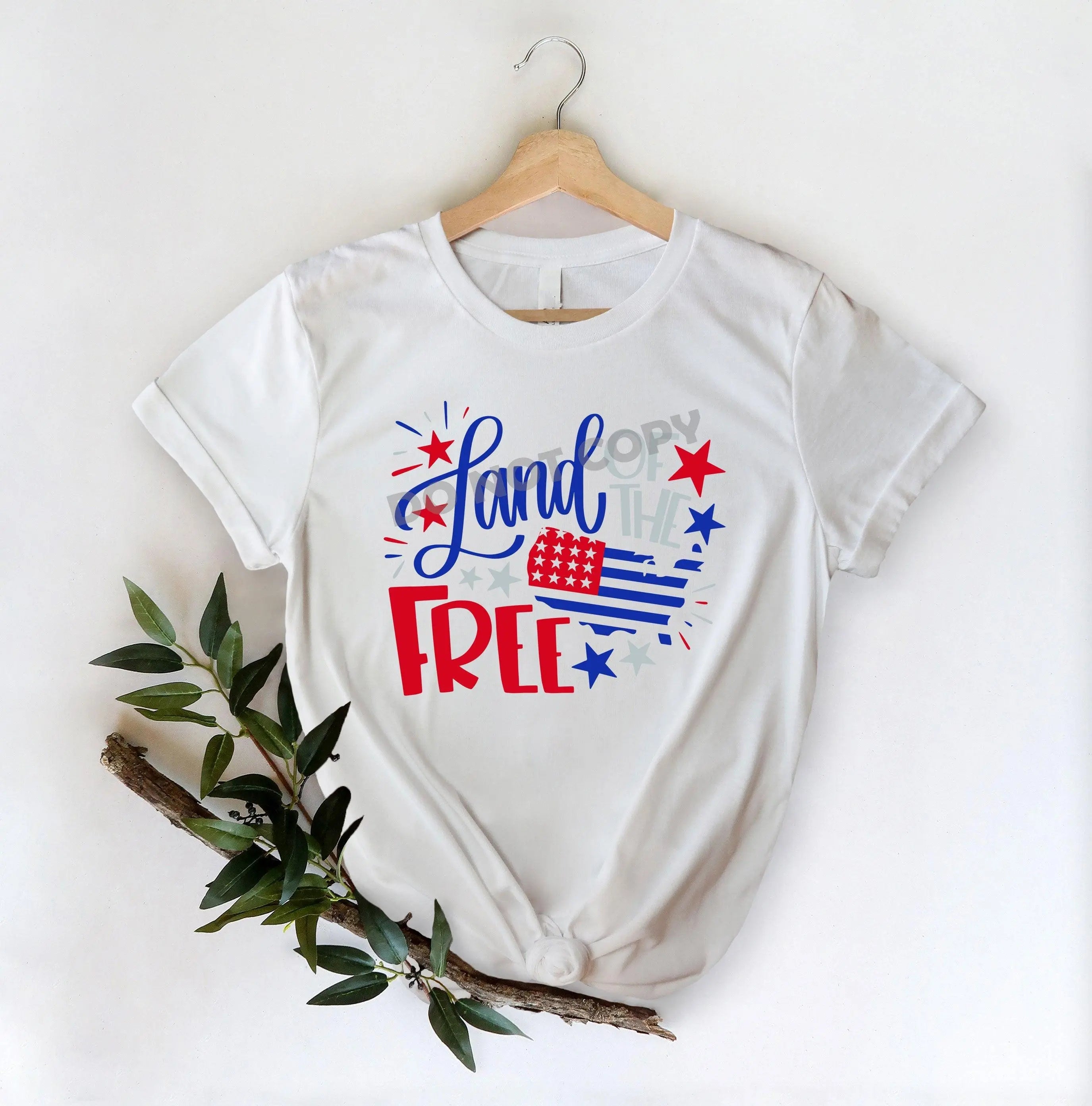 Land Of The Free -DTF Transfer - DTF PROMO