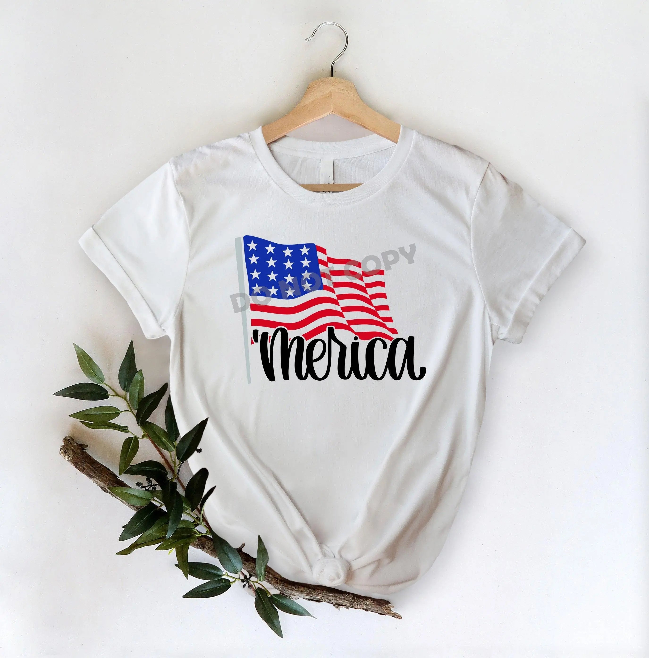 Merica Flag -DTF Transfer - DTF PROMO