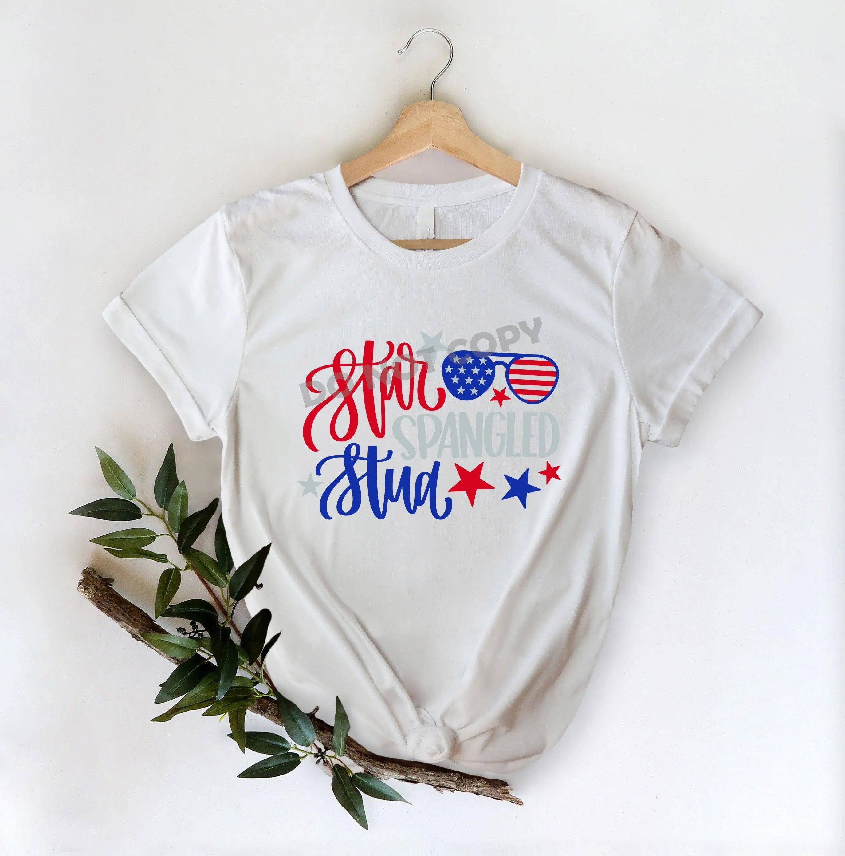 Star Spangled Stud -DTF Transfer - DTF PROMO