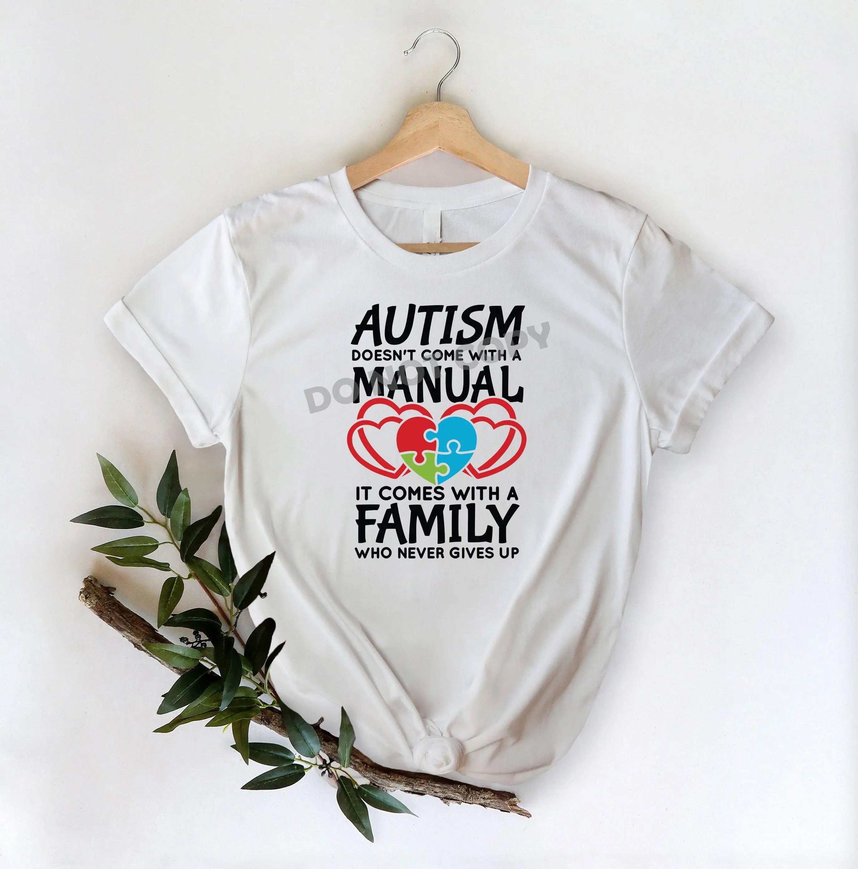 Autism Family Who Never Give Up - DTF Transfer - DTF PROMO