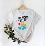 His Fight Is My Fight - DTF Transfer - DTF PROMO