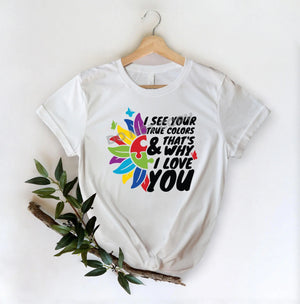 Autism I See Your True Colors - DTF Transfer - DTF PROMO