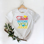 Think Before You Judge - DTF Transfer - DTF PROMO
