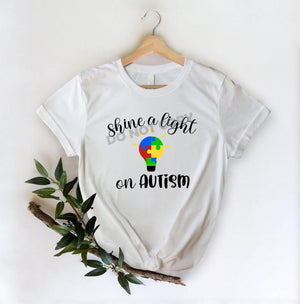 Shine A Light On Autism - DTF Transfer - DTF PROMO