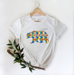 Mama Bear Puzzle - DTF Transfer - DTF PROMO