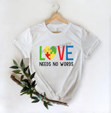 Autism Love Needs No Words - DTF Transfer - DTF PROMO