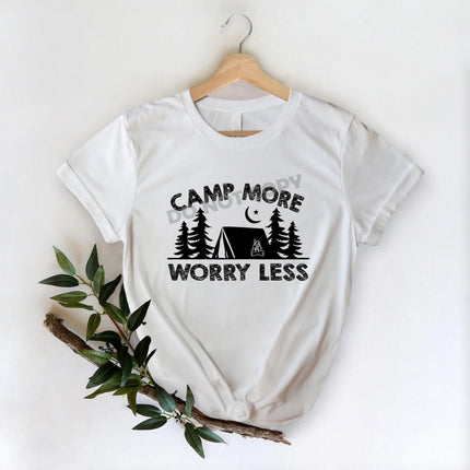 Camp More Worry Less - DTF Transfer - DTF PROMO