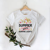 Summer Nights bonfire Lights - DTF Transfer - DTF PROMO