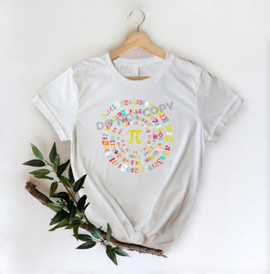 Colorful Pi Number -DTF Transfer - DTF PROMO