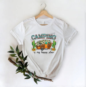 Camping Is My Happy Place - DTF Transfer - DTF PROMO