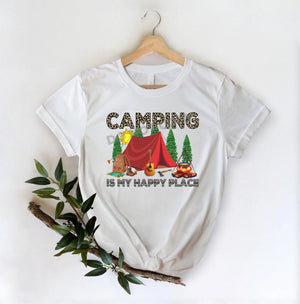 Camping Is My Happy Place - DTF Transfer - DTF PROMO