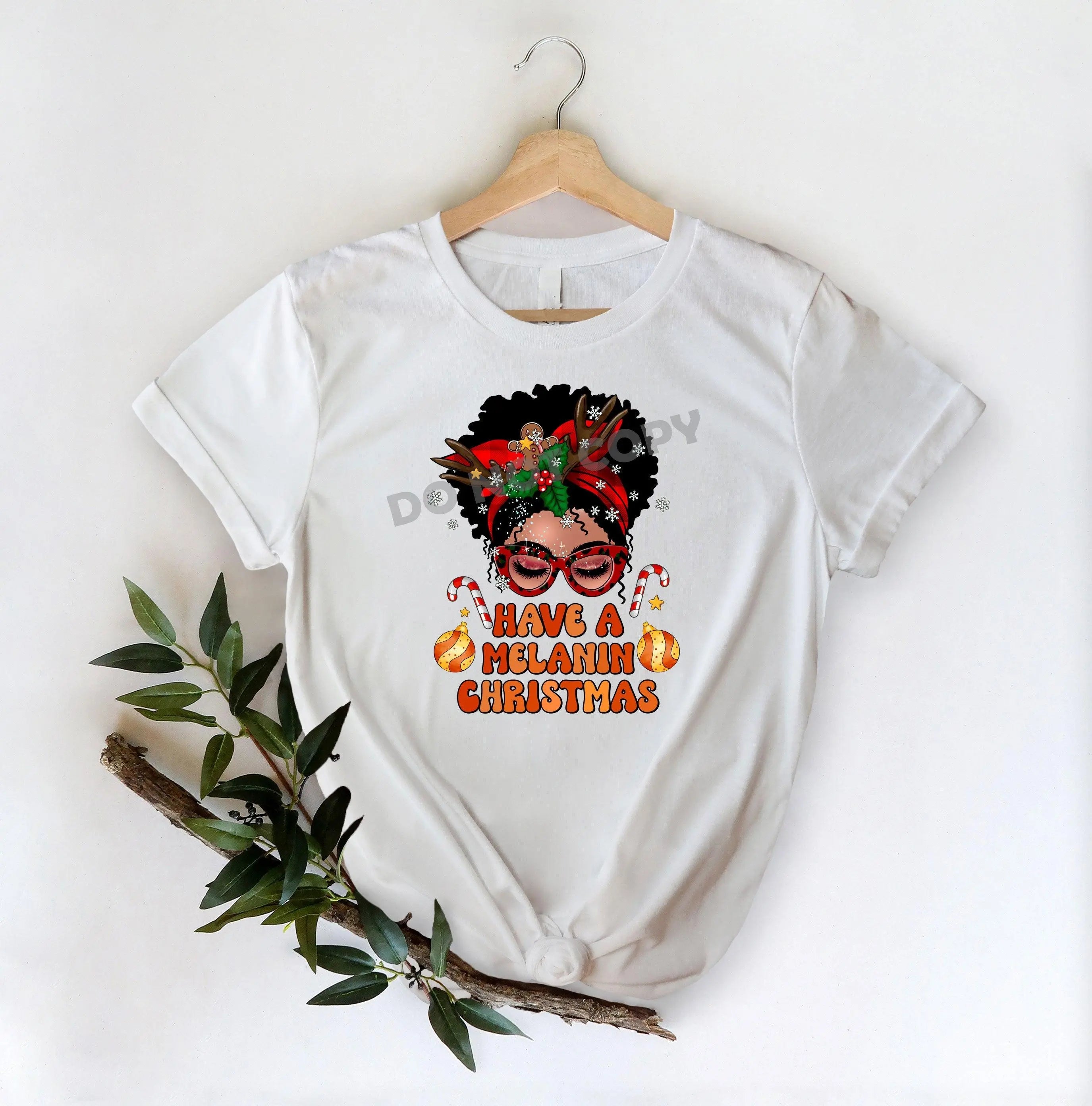 Have A Melanin Christmas -DTF Transfer - DTF PROMO