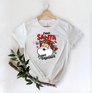 Dear Santa I Can Explain -DTF Transfer - DTF PROMO